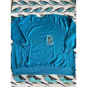 Vintage 1991 Lady MacGregor Sweat Shirt XXL 2X Blue Women’s Monsanto Fibers